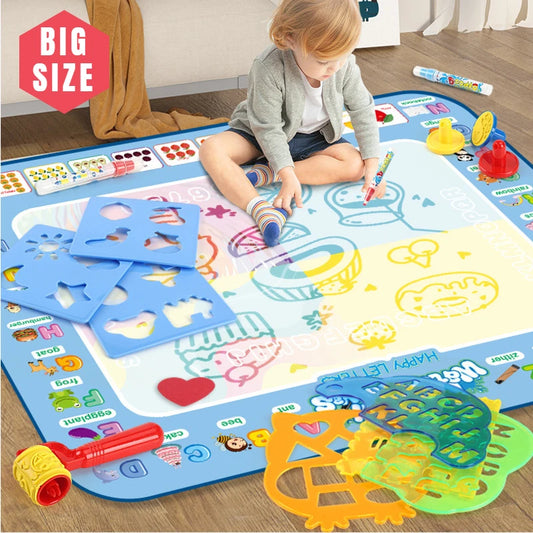 Magic Water Drawing Mat Coloring Doodle Educational Toys